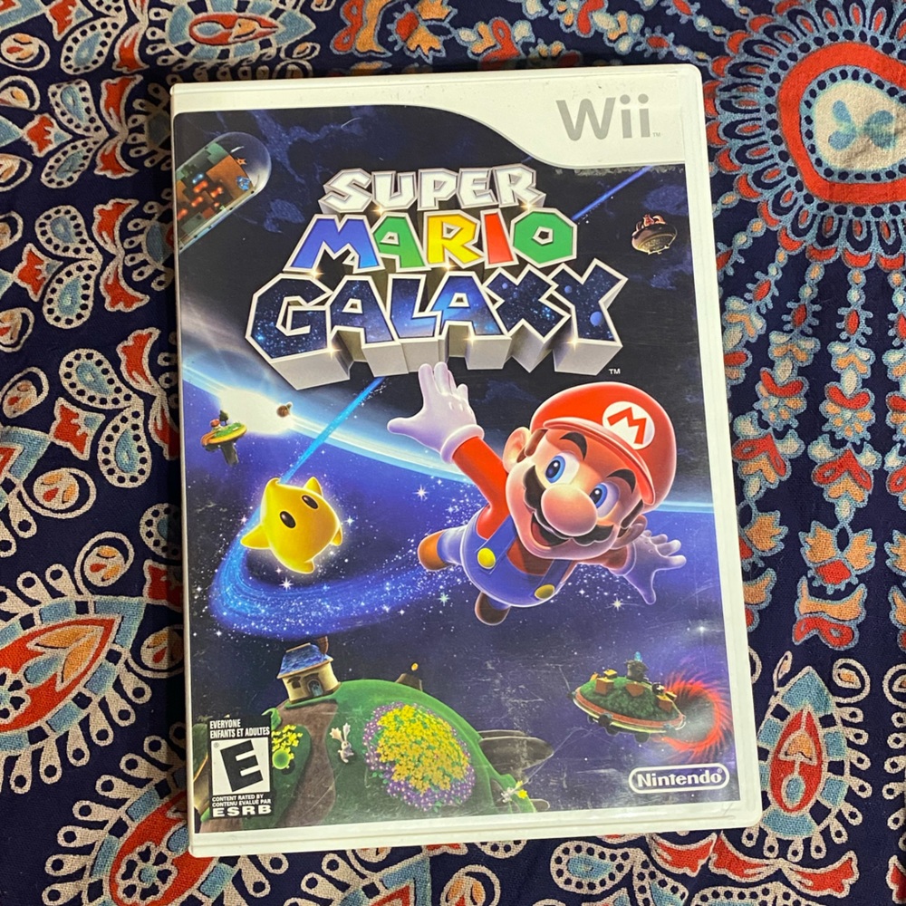 Wii Super Mario Galaxy game